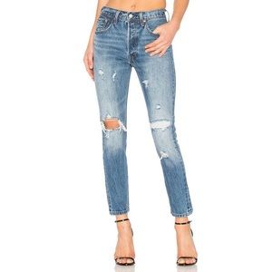 ✨HIGH WAIST 501 LEVIS JEANS WOMEN SKINNY ✨